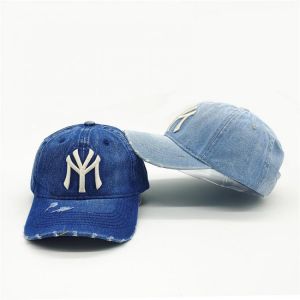 כובע NY STYLE בצבעי ג'ינס