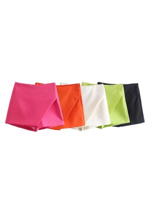 Adis' Accessories שמלות מכנסי חצאית אסימטריים של זארה סטייל במגוון צבעים